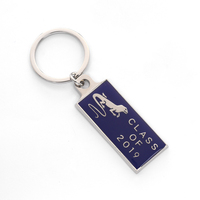 Porte-clés animal mignon personnalisable Porte-clés mouton en métal avec finition émaillée Porte-clés en alliage ton argent Cadeaux artisanaux exquis