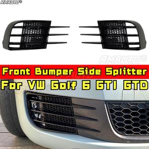 Divisor Lateral de Parachoques Delantero, Alerón Tipo Cuchilla, Alerón de Aire para VW Golf 6 GTI GTD, Kit de Carrocería, Accesorios para Automóviles - Product Image 2