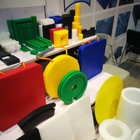 Tiges en ptfe Offre Spéciale Tige en nylon moulé à vis Tige en plastique extrudé Pa PEHD