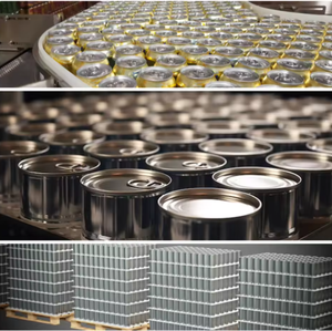 Focus Machinery Nieuwe Automatische Pallettransportband met Regelbare Snelheid en Automatische Palletiseermachine voor Ingeblikte Producten - Product Image 3