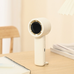 2025 Mùa Hè Ngoài Trời Carabiner Làm Mát Không Khí Có Thể Sạc Lại Tốc Độ 100 Màn Hình Lớn Tốc Độ Cao Mini Xách Tay Cầm Tay Fan - Product Image 3