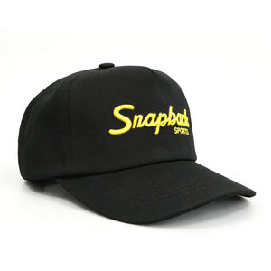 Gorra de Béisbol de Lujo Negra y Blanca con Bordado 3D, Ligera, Resistente al Viento, Personalizada, Unisex, para Adultos, de Tela de Poliéster Twill - Product Image 5