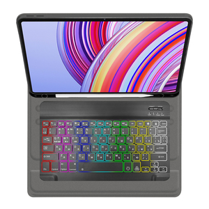 Tùy Chỉnh RGB Backlit Bàn Phím Không Dây Da Trường Hợp Đối Với Xiaomi Redmi Pad Pro 12.1Inch Từ Bìa Nhà Máy Bán Buôn - Product Image 4