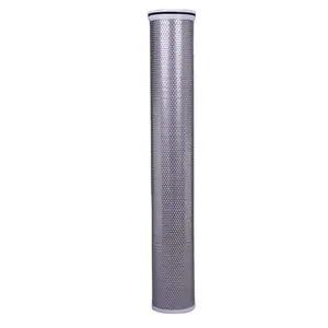 Rubber Ring Stainless Steel Outer Frame High Flow Pleated Filter Cartridge for Industrial Wastewater Filtration