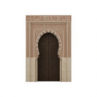 Dômes et arches d'architecture de mosquée en marbre blanc artisanal, durables, imperméables, travail de sculpture islamique traditionnel, taille personnalisée