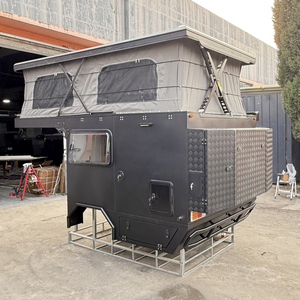 Camper Pop-Up per Pickup, Guscio in Metallo per Camper da 4 Persone, Rimorchio da Viaggio - Product Image 3