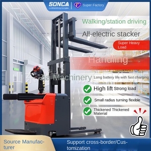 Apilador Multifuncional Eléctrico para Almacén SONCA, Elevador de Tarimas, Descarga, Logística, con Garantía de 5 Años - Product Image 2