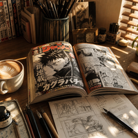Impression personnalisée de bandes dessinées à couverture souple pour l'auto-édition d'anime, de mangas, de zines et de romans graphiques