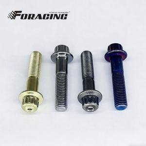 Boulon de roue M7x32 en chromoly argenté haute résistance à tête à 12 points pour Beadlock, idéal pour les courses de <span class=keywords><strong>Sprint</strong></span> Car sur piste tout-terrain - Product Image 4