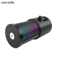MY MIC OEM ODM W112-X Ordinateur Studio d'enregistrement RGB USB Microphone de jeu pour PC Téléphone Podcasting Chant