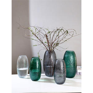 Juego de Jarrones de Vidrio Modernos con Esmalte de Color, Diseño Contemporáneo para Decoración de Sala de Estar, Regalo de Inauguración de Casa, Estilo Único - Product Image 3