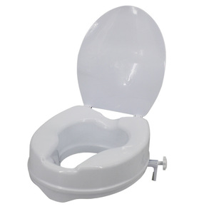 MK Modern - Asiento Elevador de Inodoro Portátil de 4 Pulgadas con Tapa, <span class=keywords><strong>Aumento</strong></span> de 10 cm, Ligero, Capacidad de 200 kg, Acabado Texturizado, Equipo de Seguridad <span class=keywords><strong>para</strong></span> <span class=keywords><strong>Baño</strong></span> - Product Image 6