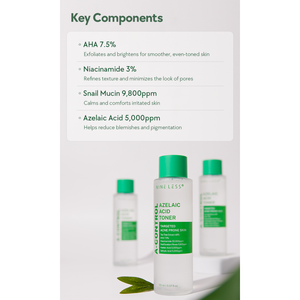 โทนเนอร์ควบคุมความมัน A-Control Azelaic Acid Pore Toner 150 มล. พร้อมสารควบคุมความมันและโทนเนอร์ผลัดเซลล์ผิวด้วย BHA เพื่อผิวเรียบเนียน - Product Image 6