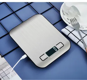 Low Price Stainless Steel Digital Electronic Weight 5kg 10kg Food Kitchen Weighing Scale