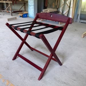 Portaequipajes Plegable Vintage de Madera Maciza Resistente para Hotel, Venta al por Mayor de Fábrica, Capacidad de Carga de 100-150 Libras para Huéspedes de Hotel y Motel - Product Image 6