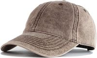 Gorra de Béisbol de Algodón Lavado para Hombre y Mujer, Estilo Clásico, Ajustable, de Mezclilla Desgastada, de Perfil Bajo, Estilo Dad Hat