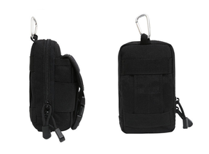 Bolsa Táctica para Teléfono Celular CB10 para Exteriores, Capacidad para 2 Teléfonos Celulares, con Anillo de Gancho para Cinturones, Logotipo Personalizado Desmontable - Product Image 6