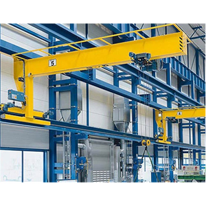 מנוף זרוע נייד חשמלי לתלייה על קיר לבנייה, במצב חדש, עם רכיבים מרכזיים: מנוע ומסבים - Product Image 4