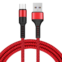 Usine Nylon Tressé USB Type C V8 5A Câble de Transfert de Données de Charge Rapide Rapide pour Samsung Mobile et Imprimante 1M 2M 3M Disponible