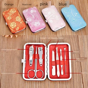 SunelPort – Trousse de Soin des Ongles de Luxe pour Bébé, 7-en-1, en Acier Inoxydable, Coupe-Ongles et <span class=keywords><strong>Pince</strong></span> à Cuticules, Boîte Portable, <span class=keywords><strong>Professionnelle</strong></span> et Durable pour Bébés - Product Image 3