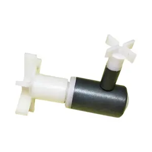 Custom Iniezione di Plastica Modellata Duro Ferrite Magnete Permanente Del Rotore con Girante per Il Filtro Della Pompa