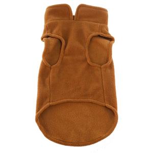 จำหน่ายอุปกรณ์สัตว์เลี้ยงโดยตรงจากโรงงาน <span class=keywords><strong>ร</strong></span>ับผลิตเสื้อผ้าสุนัขแบบกำหนดเอง เสื้อกั๊กสีพื้นหนานุ่ม อุ่นสบาย ทำจากผ้าขนแกะโพลาร์ - Product Image 6