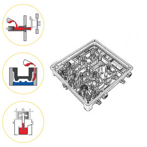 ชิ้นส่วนอะลูมิเนียมหล่อขึ้นรูปชิ้นส่วนสำหรับหล่อขึ้นรูปตามสั่ง - Product Image 2