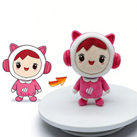 Uyeah CPC/CE/EN71 Poupée en peluche personnalisée, figurine de dessin animé, personnage de fille, couple, star d'anime, jouet en peluche, cadeaux pour enfants