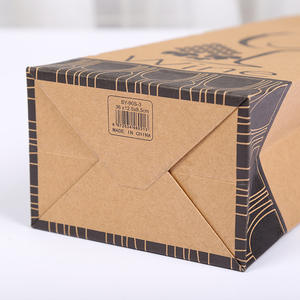 Logo personnalisé et tailles haut niveau d'apparence papier kraft corde sac de vin rouge/sac cadeau/sac cadeau de vin rouge unique exportation du Vietnam - Product Image 5