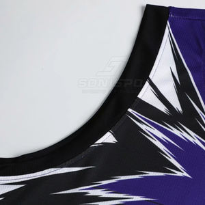 Ensemble de maillots de basket-ball respirants de meilleure qualité, design personnalisé, grande taille Vente en gros directe d'usine - Product Image 4