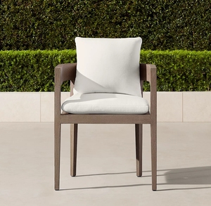 Hot Bán Phong Cách Hiện Đại Ngoài Trời Rắn Gỗ Tếch Ăn Đặt Không Thấm Nước Nhà Hàng Bàn Ăn Và Ghế Cho 10 Người - Product Image 4