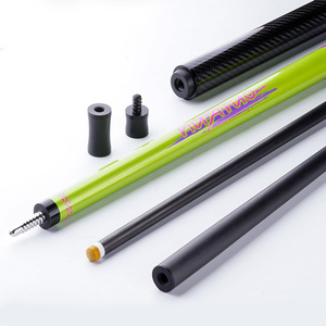 Queue de billard professionnelle - Queue de billard entièrement en fibre de carbone, faible déviation, embouts de 11,8 mm et 12,5 mm, taille réglementaire de 147 cm - Product Image 2