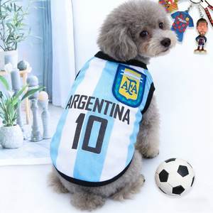 थोक कुत्ते बिल्ली वसंत गर्मियों आरामदायक खेल पॉलिएस्टर फुटबॉल बास्केटबॉल टी-शर्ट सरल थोक - Product Image 1