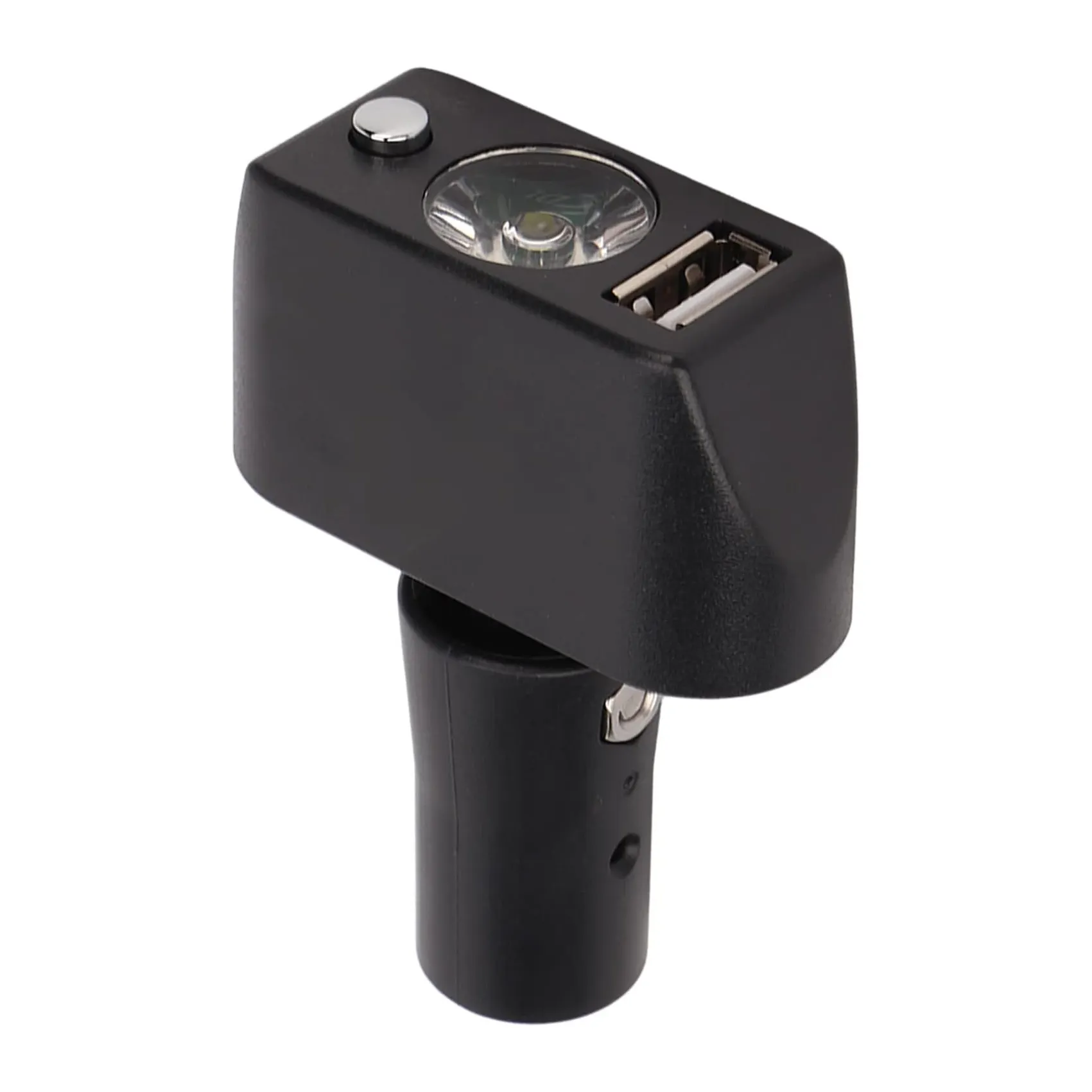 Lampe de fauteuil roulant électrique à LED KSL-01 avec port USB Tête XLR à 3 broches Chargement USB Angle réglable Éclairage de fauteuil roulant électrique à LED