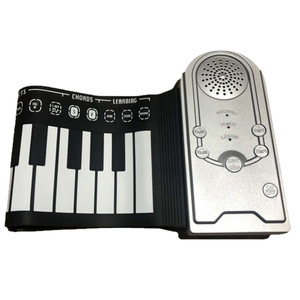 <span class=keywords><strong>Piano</strong></span> portable pliable 16 sons et couleurs, facile à ranger, instrument d'entraînement recouvert de silicone - Product Image 2