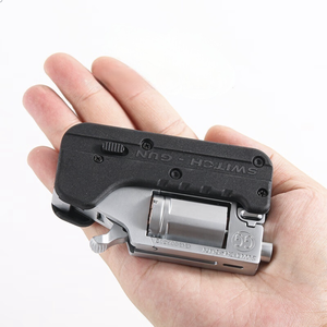 Pistolet Jouet Réaliste en Métal Pliable Éjecteur de Douilles, Tirant des Balles Souples, pour Enfants - Product Image 6