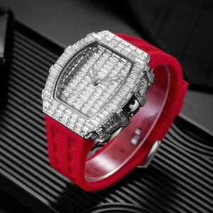 Reloj de Cuarzo de Lujo con Incrustaciones de <span class=keywords><strong>Diamantes</strong></span> para Hombre y Mujer, Estilo Hip Hop, Nueva Joyería en Oferta - Product Image 6