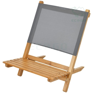 Chaises de mer en <span class=keywords><strong>bambou</strong></span> pliables et portables Plage extérieure en bois - Product Image 2