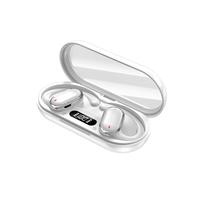 Écouteurs sans fil X97 TWS avec affichage numérique LED, contrôle tactile intelligent, Bluetooth 5.3, clip d'oreille, écouteurs sans fil de haute qualité