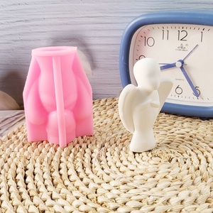 Moules de coulée en résine faits à la main pour bricolage ornements décoratifs Ins Style Silicone priant ange moules W0403 - Product Image 4