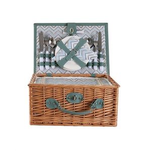 Cesta de <span class=keywords><strong>Picnic</strong></span> Extensible de Provenza para <span class=keywords><strong>2</strong></span>, 4 o 6 <span class=keywords><strong>Personas</strong></span>, Nuevas Cestas Aisladas Grandes de 35L, para Campamento, Fiestas, Totalmente Blancas, Hechas a Mano - Product Image 6