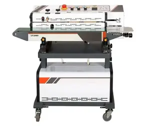 Mesin Sealer Pita Penyegel Pengisi Gas Nitrogen LF1080 Biaya Rendah dengan Printer Tanggal