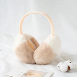 冬耳マフプラスサイズフリースウールと布ポール折りたたみ可能な暖かいイヤーマフ - Product Image 3