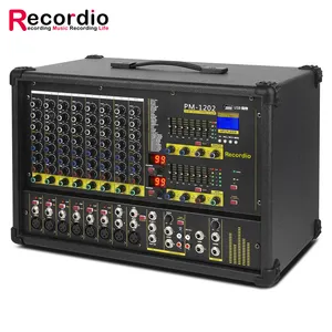 Mezclador de audio profesional de consola mezcladora pasiva de 10 canales para escuela de escenario KTV