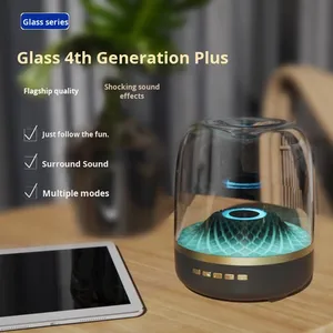 Chất Lượng Cao Harman Kardon 4 Máy Tính Để Bàn Loa Siêu Trầm Màu Đen Kính Vàng Mới Cho <span class=keywords><strong>Bluetooth</strong></span> Loa Chơi Game Tuổi thọ Pin Cao Chơi Game Nóng - Product Image 2