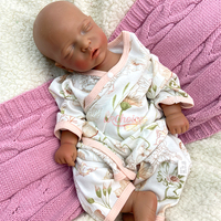 Poupées Reborn en Silicone Édition Limitée pour Filles, Réalistes, Poids Réel, 18 Pouces, pour Entraînement Maternel et Accessoire Photo