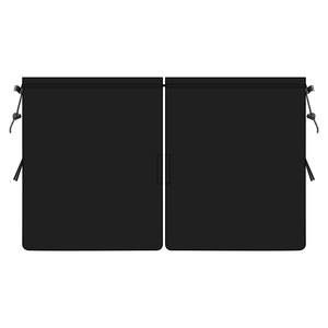 Ensemble de rideaux de séparation de voiture Spring Yafang, noir, 5 pièces, pare-soleil pour la rangée arrière, pare-soleil pour les fenêtres latérales, installation rétractable - Product Image 5