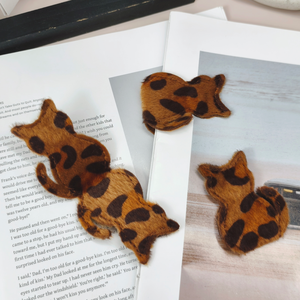 Segnalibro Magnetico in Pelle PU con Design Gatto Carino YY, Segnalibro Fatto a Mano, Clip per Pagine di Libri, Segnalibro Promozionale, Regalo per Amanti dei Libri - Product Image 4