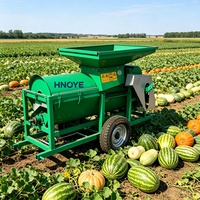 Extracteur de graines de melon à haut rendement 300-500 kg/h, machine de séparation et de nettoyage des graines de pastèque et de citrouille