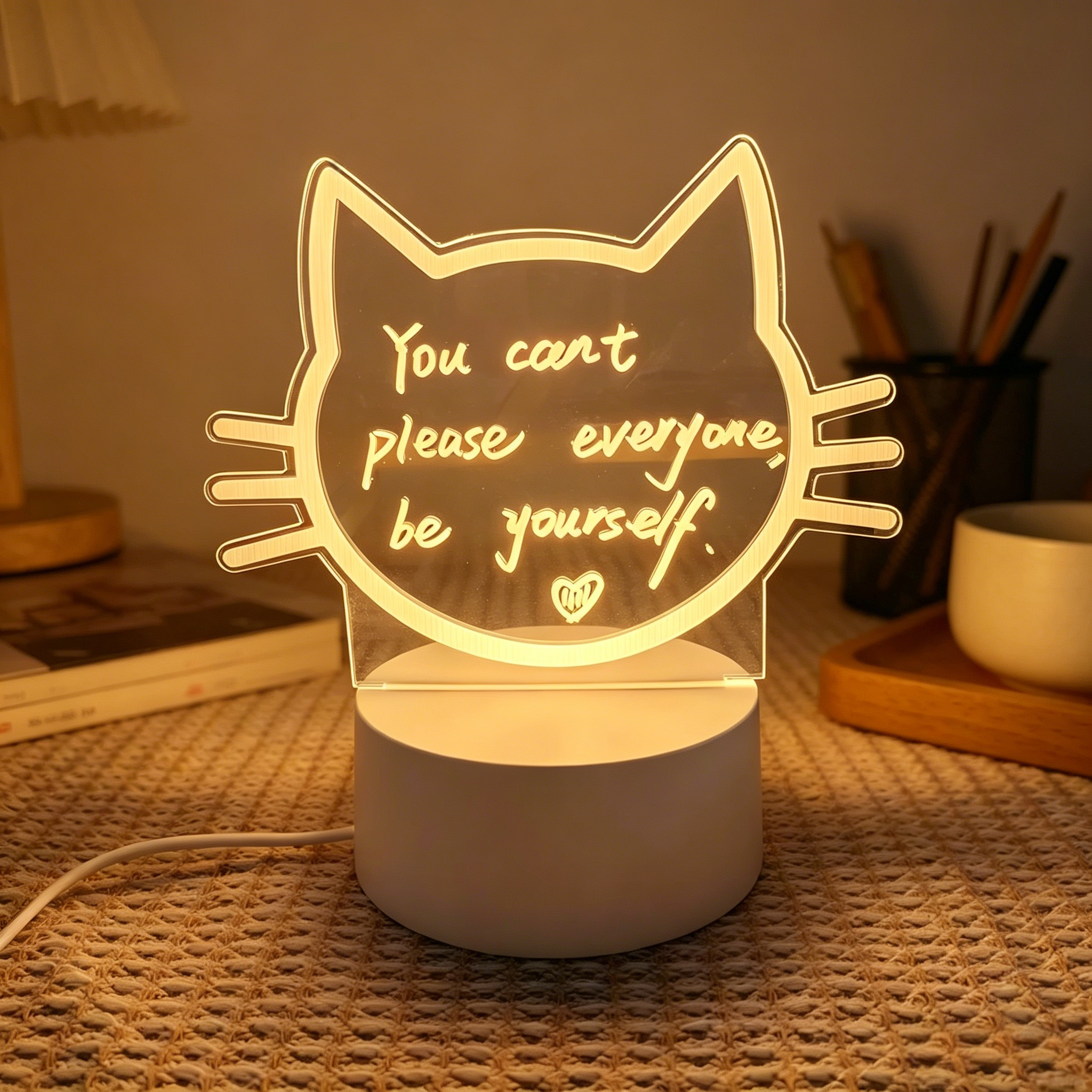 Tricolor Calendar night light